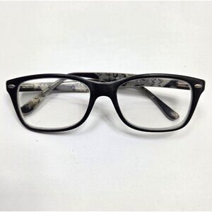 Ray-Ban RB5228 5405 Square Eyeglasses Black Camo‎ 53mm FRAMES ONLY - READ